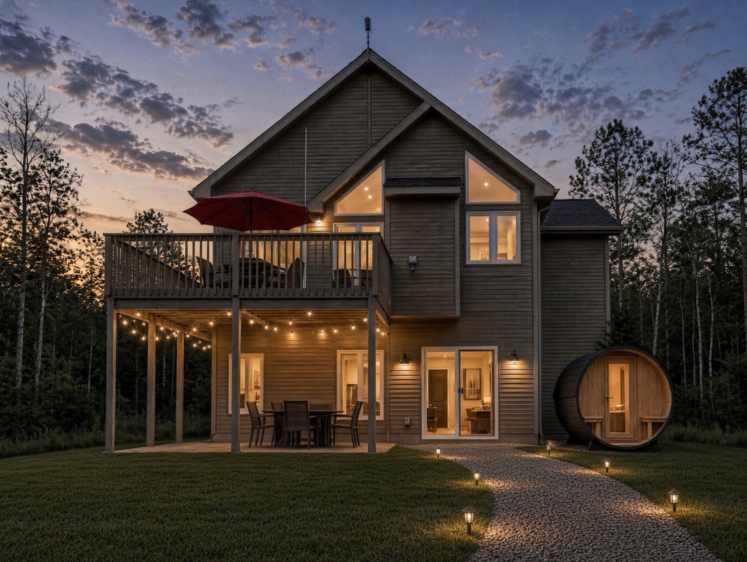 House with sauna